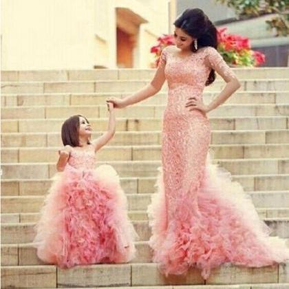 Cute Pink Flower Girls Dress, 2015 Flower Girls..