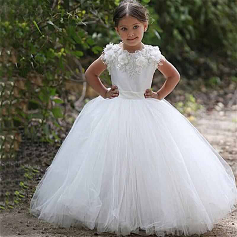 2015 First Communion Dress, Wedding Party Dress, Flower Girls Dress, Girl Pageant Dress, Kids Dress For Party
